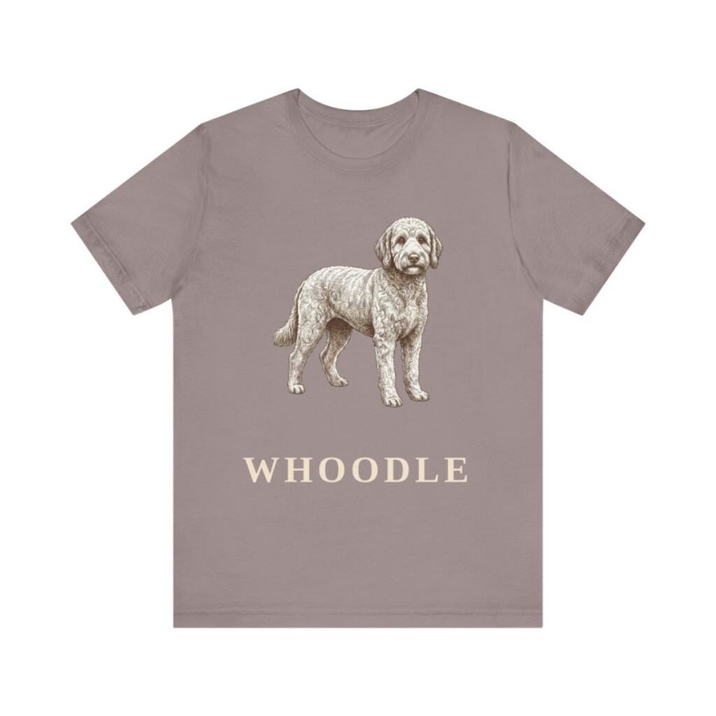 Whoodle Shirt, Vintage Dog Sketch Tee, Dog Lover Gift