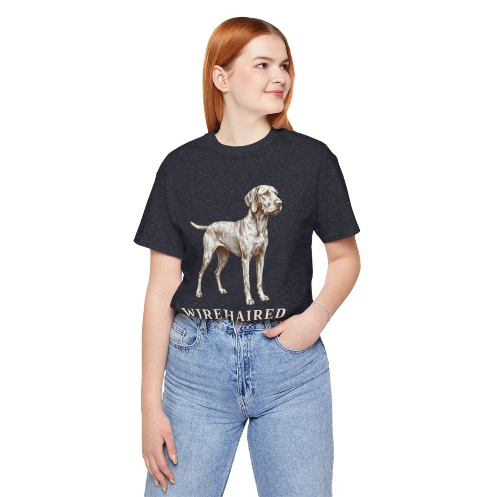 Wirehaired Vizsla Mom Shirt, Vintage Dog Sketch Tee, Dog Mom Gift