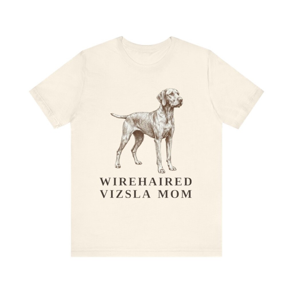 Wirehaired Vizsla Mom Shirt, Vintage Dog Sketch Tee, Dog Mom Gift