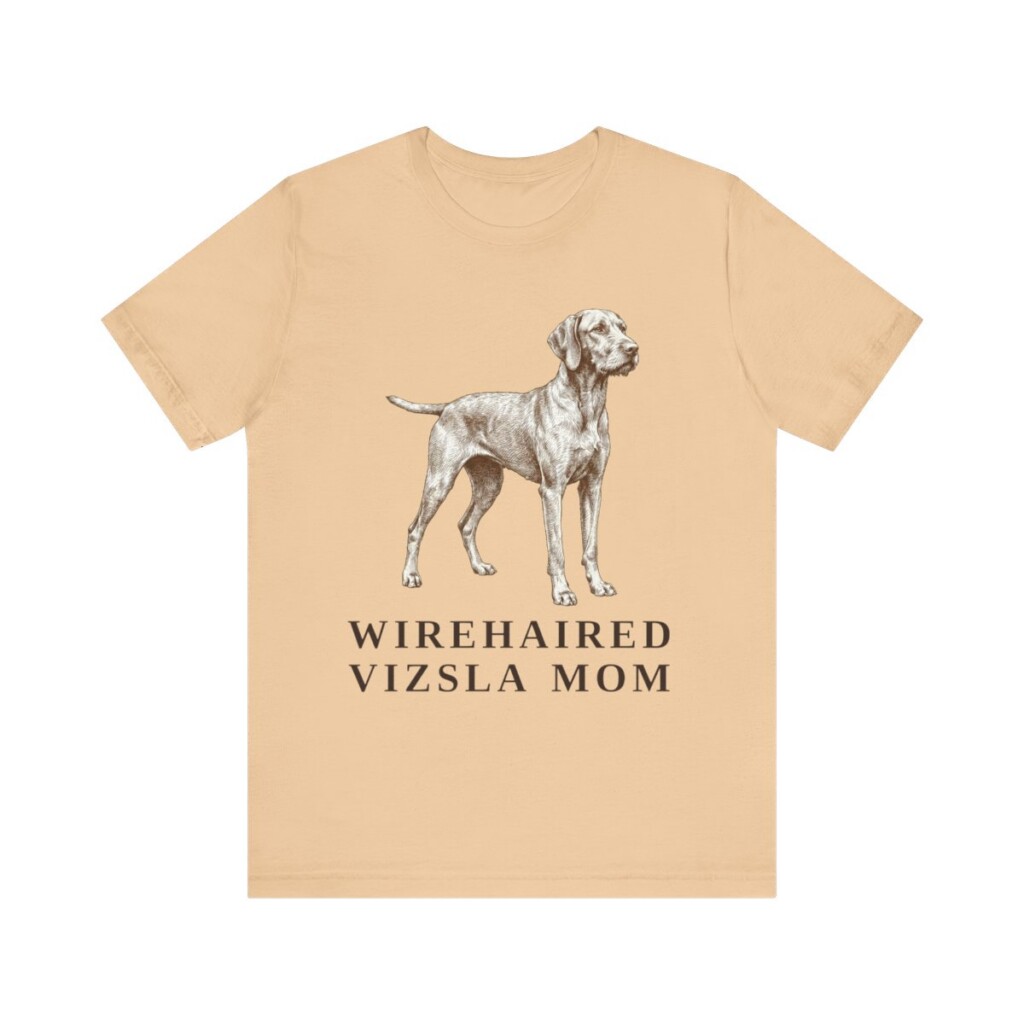 Wirehaired Vizsla Mom Shirt, Vintage Dog Sketch Tee, Dog Mom Gift