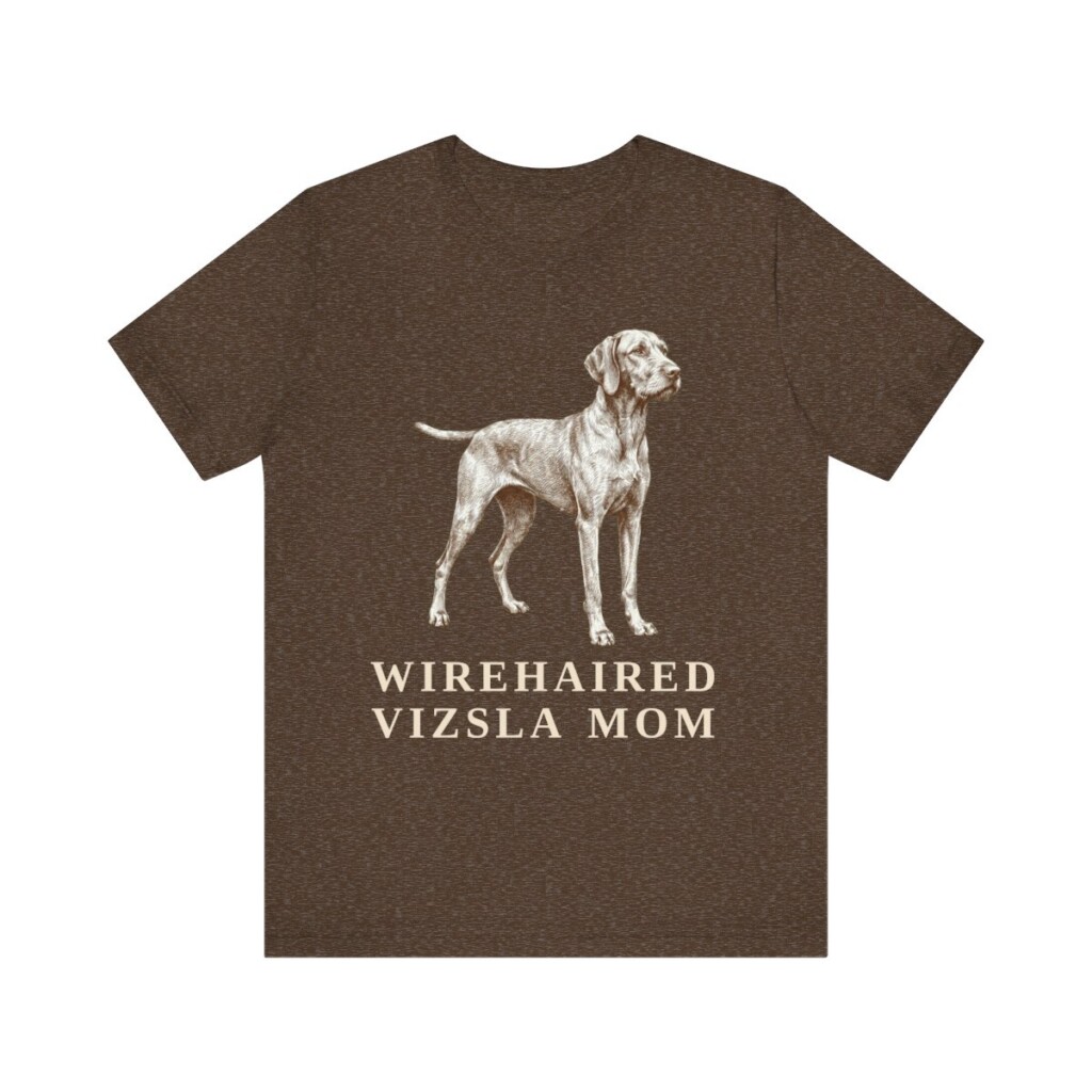 Wirehaired Vizsla Mom Shirt, Vintage Dog Sketch Tee, Dog Mom Gift
