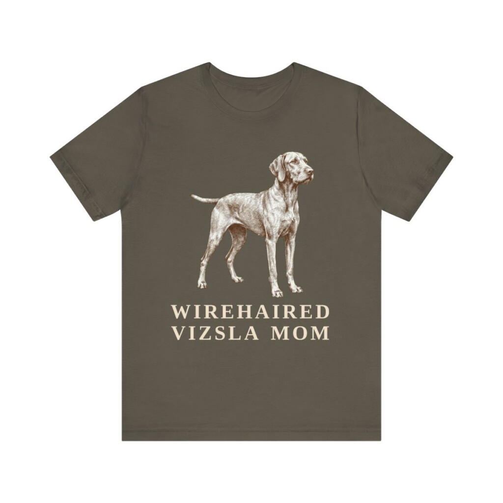 Wirehaired Vizsla Mom Shirt, Vintage Dog Sketch Tee, Dog Mom Gift