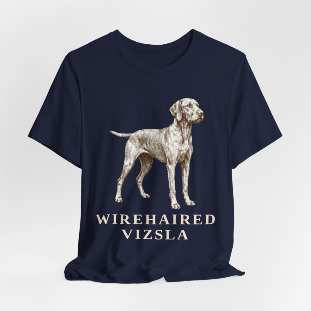 Wirehaired Vizsla Shirt, Vintage Dog Sketch Tee, Dog Lover Gift