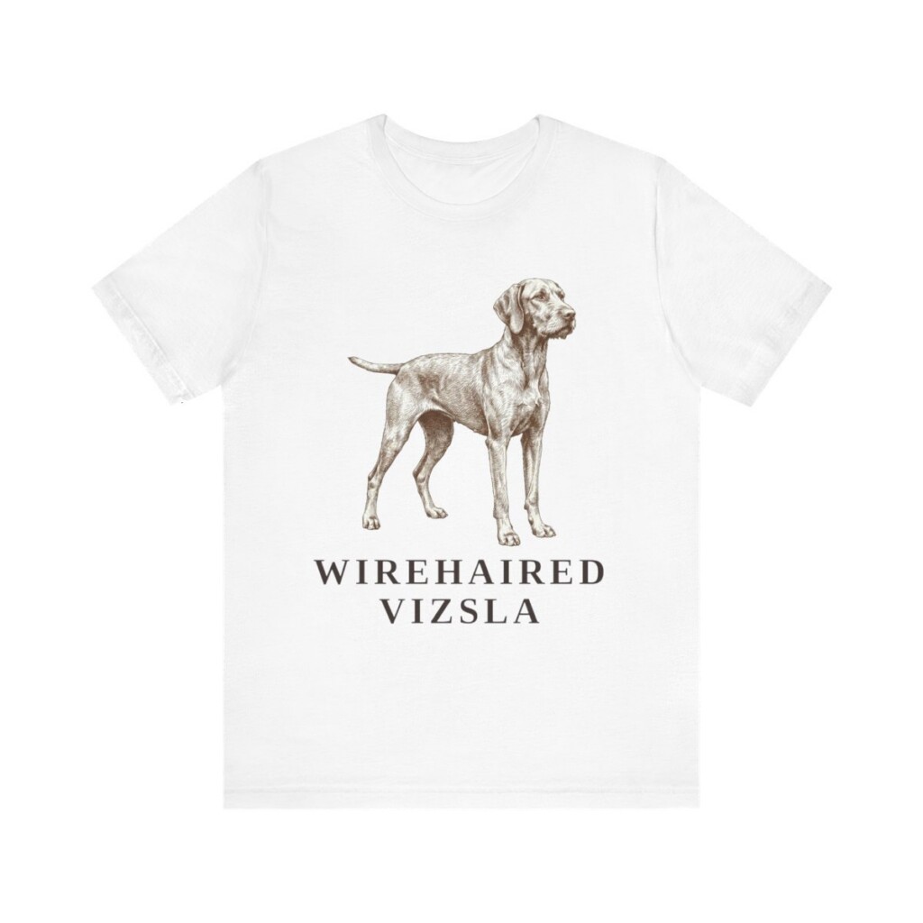 Wirehaired Vizsla Shirt, Vintage Dog Sketch Tee, Dog Lover Gift