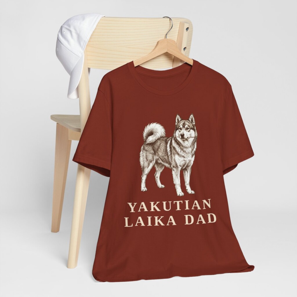 yakutian-laika-dad-shirt-vintage-dog-sketch-tee-dog-dad-gift-47.jpg Yakutian Laika Dad Shirt, Vintage Dog Sketch Tee, Dog Dad Gift