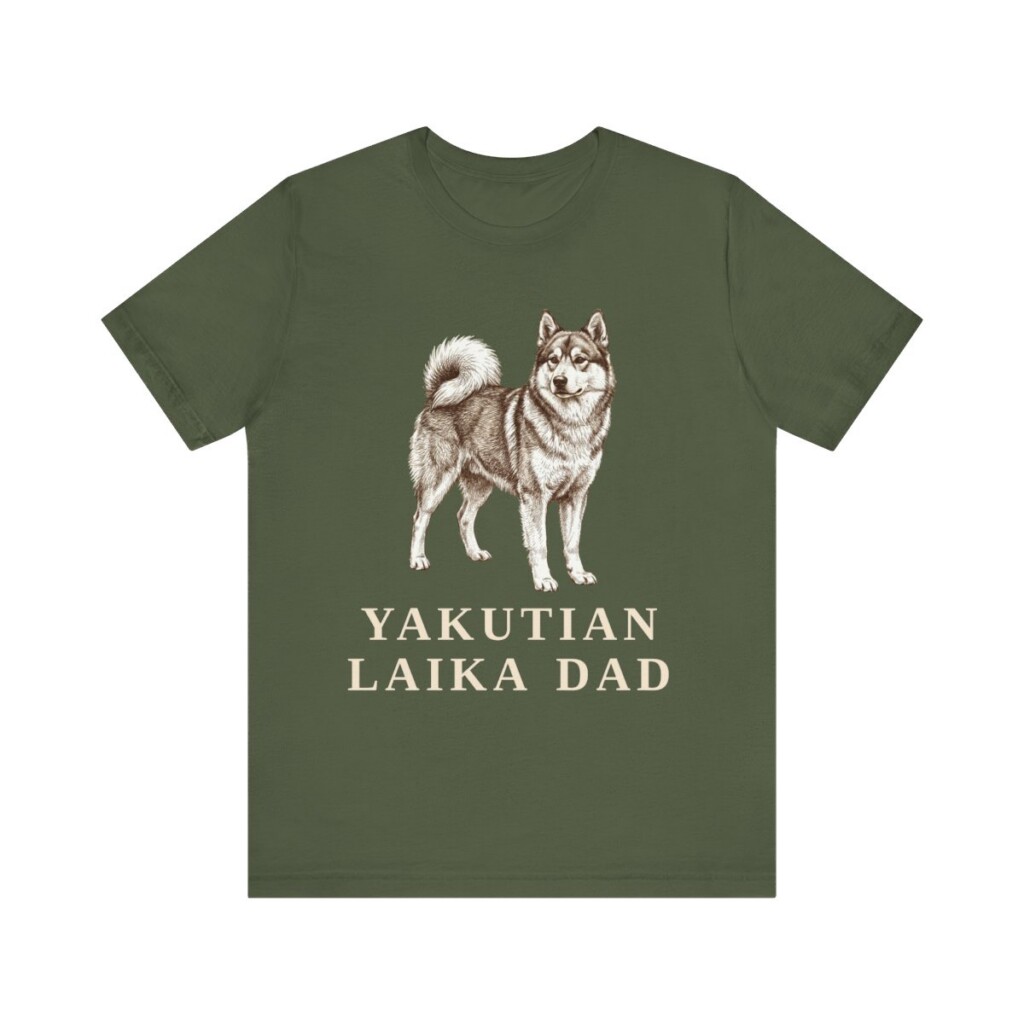 yakutian-laika-dad-shirt-vintage-dog-sketch-tee-dog-dad-gift-61.jpg Yakutian Laika Dad Shirt, Vintage Dog Sketch Tee, Dog Dad Gift