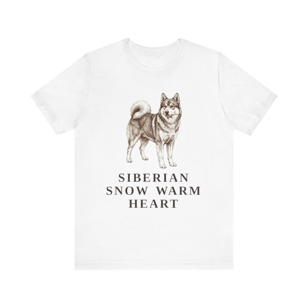 Yakutian Laika Humor Shirt, Vintage Dog Sketch Tee, Dog Humor Gift