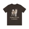 Yakutian Laika Shirt, Vintage Dog Sketch Tee, Dog Lover Gift