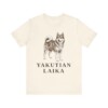 Yakutian Laika Shirt, Vintage Dog Sketch Tee, Dog Lover Gift