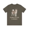 Yakutian Laika Shirt, Vintage Dog Sketch Tee, Dog Lover Gift