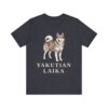 Yakutian Laika Shirt, Vintage Dog Sketch Tee, Dog Lover Gift