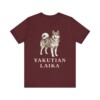 Yakutian Laika Shirt, Vintage Dog Sketch Tee, Dog Lover Gift