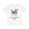 Yorkipoo Dad Shirt, Vintage Dog Sketch Tee, Dog Dad Gift