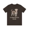Yorkipoo Dad Shirt, Vintage Dog Sketch Tee, Dog Dad Gift