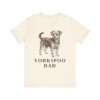 Yorkipoo Dad Shirt, Vintage Dog Sketch Tee, Dog Dad Gift