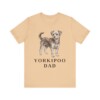 Yorkipoo Dad Shirt, Vintage Dog Sketch Tee, Dog Dad Gift