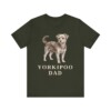 Yorkipoo Dad Shirt, Vintage Dog Sketch Tee, Dog Dad Gift