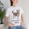 Yorkipoo Mom Shirt, Vintage Dog Sketch Tee, Dog Mom Gift