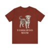 Yorkipoo Mom Shirt, Vintage Dog Sketch Tee, Dog Mom Gift