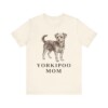 Yorkipoo Mom Shirt, Vintage Dog Sketch Tee, Dog Mom Gift