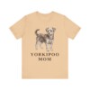 Yorkipoo Mom Shirt, Vintage Dog Sketch Tee, Dog Mom Gift