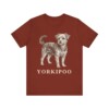 Yorkipoo Shirt, Vintage Dog Sketch Tee, Dog Lover Gift