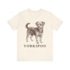 Yorkipoo Shirt, Vintage Dog Sketch Tee, Dog Lover Gift