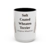 15oz Soft Coated Wheaten Terrier Latin Mug, Vintage Dog Coffee Mug, Dog Lover Gift