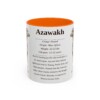 11oz Azawakh Mug, Pink, front view