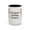 10095925126447416501_2048.jpeg 15oz Portuguese Podengo Pequeno Mug, Vintage Dog Portrait Coffee Mug, Dog Lover Gift