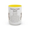 15oz American Cocker Spaniel Mug, Red, front view