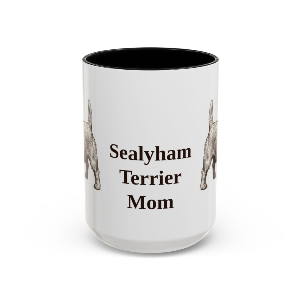 10114387346939950899_2048.jpeg 15oz Sealyham Terrier Dog Mom Mug, Vintage Sketch Coffee Mug, Dog Mom Gift
