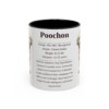 11oz Poochon Mug, Illustrated Dog Breed Facts Coffee Mug, Vintage Dog Keepsake Gift