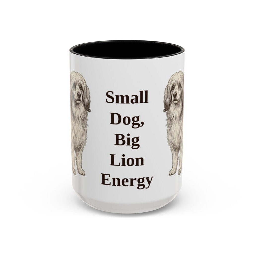 10135896413760442000_2048.jpeg 15oz Funny Lowchen Mug, Vintage Dog Coffee Mug, Dog Lover Gift