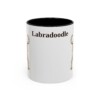10251218596874503534_2048.jpeg 11oz Labradoodle Mug, Vintage Dog Portrait Coffee Mug, Dog Lover Gift