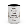 15oz Nova Scotia Duck Tolling Retriever Dog Mom Mug, Vintage Sketch Coffee Mug, Dog Mom Gift