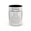 10273024047673112074_2048.jpeg 15oz Petit Basset Griffon Vendeen Mug, Illustrated Dog Breed Facts Coffee Mug, Vintage Dog Keepsake Gift
