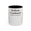 11oz Redbone Coonhound Latin Mug, Vintage Dog Coffee Mug, Dog Lover Gift