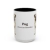 15oz Pug Latin Mug, Vintage Dog Coffee Mug, Dog Lover Gift