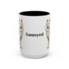 15oz Samoyed Mug, Vintage Dog Portrait Coffee Mug, Dog Lover Gift