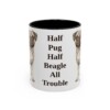 11oz Funny Puggle Mug, Vintage Dog Coffee Mug, Dog Lover Gift
