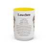 15oz Lowchen Mug, Red, front view
