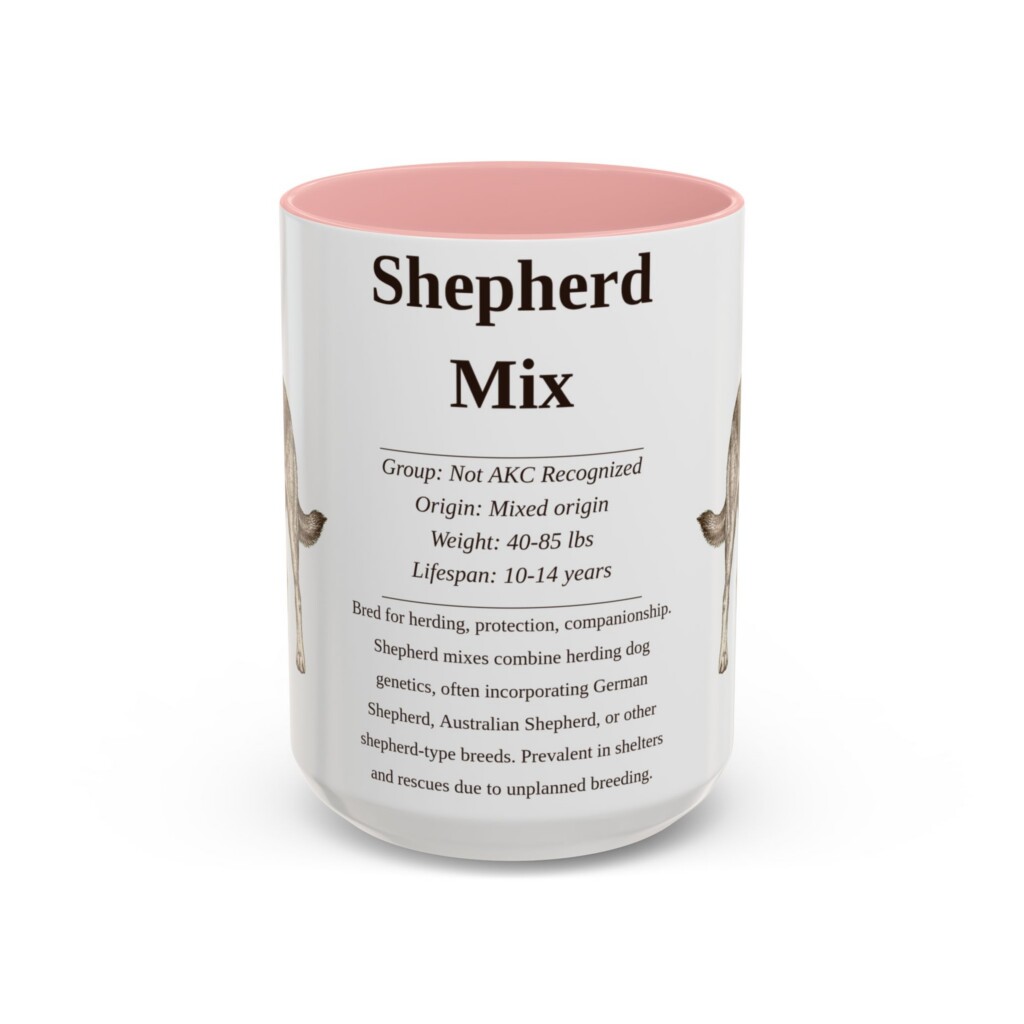 1065985811657729446_2048.jpeg 15oz Shepherd Mix Mug, Yellow, front view