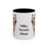 11oz Silky Terrier Dog Mom Mug, Vintage Sketch Coffee Mug, Dog Mom Gift