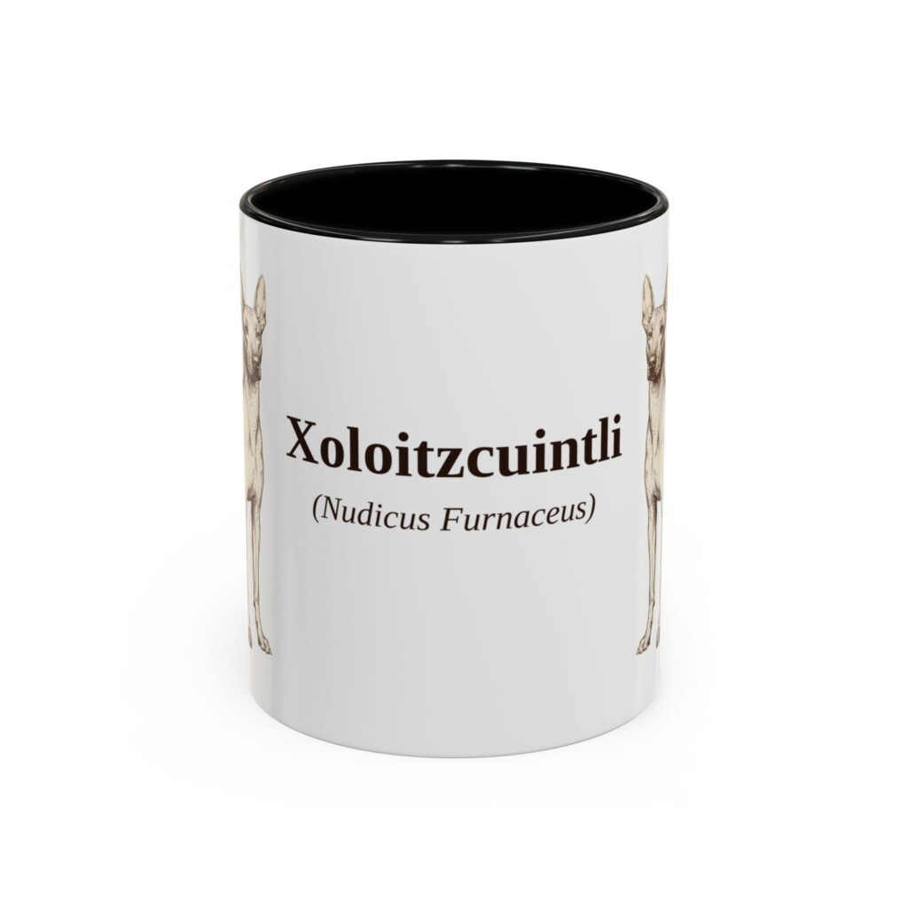 11oz Xoloitzcuintli Latin Mug, Vintage Dog Coffee Mug, Dog Lover Gift