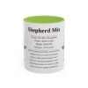 11oz Shepherd Mix Mug, Light Blue, front view