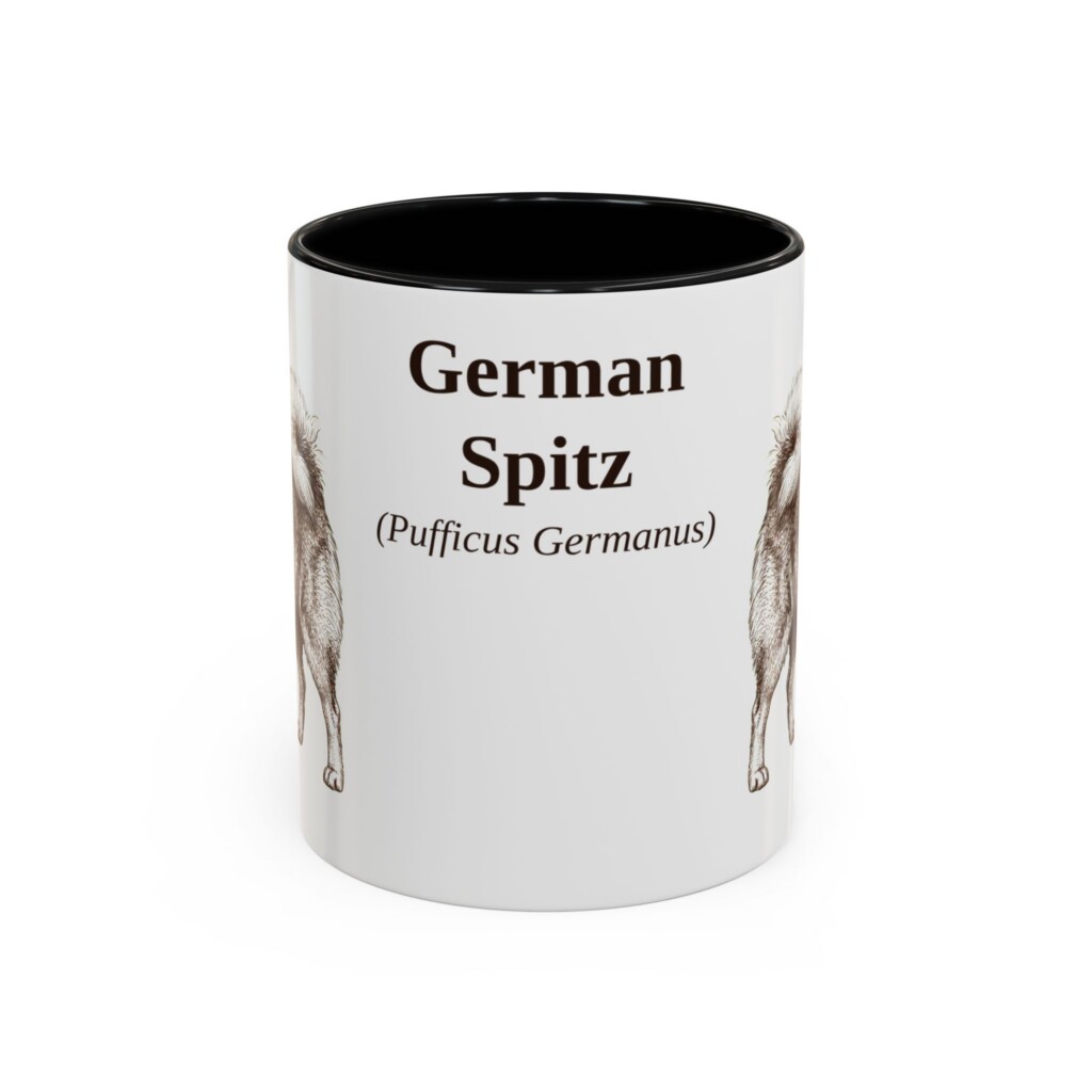 10965884741794305783_2048.jpeg 11oz German Spitz Latin Mug, Vintage Dog Coffee Mug, Dog Lover Gift