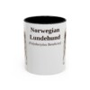 11oz Norwegian Lundehund Latin Mug, Vintage Dog Coffee Mug, Dog Lover Gift