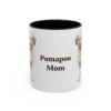 11oz Pomapoo Dog Mom Mug, Vintage Sketch Coffee Mug, Dog Mom Gift
