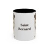 11oz Saint Bernard Mug, Vintage Dog Portrait Coffee Mug, Dog Lover Gift